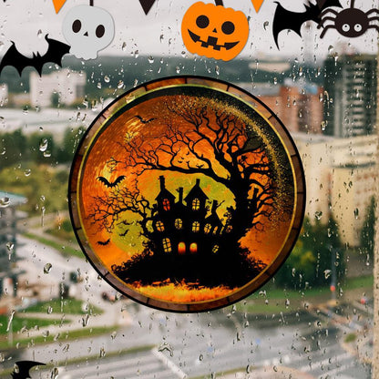 Haunted Window Static Decals